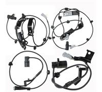Jodriva Front Rear Left Right ABS Wheel Speed Sensor, for Toyota, Hilux Vigo 89542-0K020 89543-0K020 89545-0K070 89546-0K070 Engine Rpm Sensor(BLACK 4PCS)