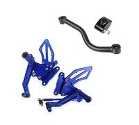 Jodriva G 310 R Motorcycle Footrest Rear Passenger Footpeg Pedal Foot Peg Rearset Rear Set Mount Holder, for BMW, G310R 2017 2018 Black Motorcycle Foot Peg(Blue)