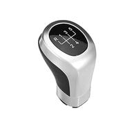 Jodriva Gear Knob 5 6 Speed MT Car Shift, for, E81 E82 E87 E88 E90 E91 E92 E93 1 3 Series Gearshift Shifter Lever Stick Pen Arm Head Gear Shift Knob(Black 5-Speed)
