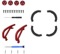 Jodriva Gimbal Bumper Guard + Drone Propeller Ring + Motor Covers, for DJI, 2, Lens Protect Bar, Aluminum Alloy Accessories, for FPV (Red) Bicycle Rear Hook(Red)