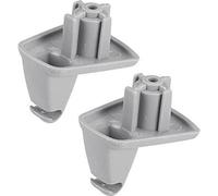 Jodriva Gray Auto Sun Visor Clip ABS Replacement 1EJ51BD1AA 2 Pcs Car Sun Visor Clip
