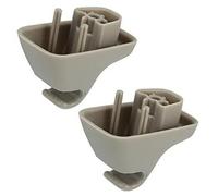 Jodriva Gray Sun Visor Retainer Clip Fits 1HS09BD1AA 2 Pcs Car Sun Visor Clip