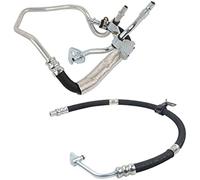 Jodriva High Pressure + Power Steering Feed amp; Return Pipe Hose LR029185 Replacement, for La-nd Ro-ver Freelander Mk2 2. 3. Oil 2006-2014# Power Steering Hose