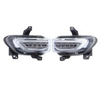 Jodriva Indicator Light, for Jeep, For Renegade 2015-2018 Front Bumper LED DRL Daytime Running Light Assembly With Turn Signal Driving Fog Lamp Dynamic Turn Signal Light Car Fog Light Assembly