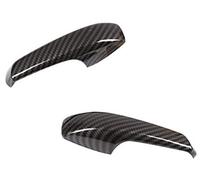 Jodriva Interior Inside Door Handle Carbon Fiber Car Inner Door Handle Bowl Cover Trim Sticker, for Smart, 451 For Fortwo 2010 2011 2012 2013 2014 Accessories Car Door Handle Sticker