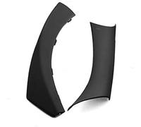 Jodriva Interior Inside Door Handle Carbon Fiber Texture ABS Interior Door Panel Grab Handle Armrest Protective Cover, for BMW, 3 Series E90 E91 2004-2012 Car Styling Car Door Handle Sticker(Svart)