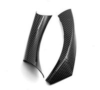 Jodriva Interior Inside Door Handle, for BMW, 3 Series E90 E91 2004 2005 2006 2007 2008-2012 Car Interior Door Panel Grab Handle Armrest Protective Cover Car Styling Car Door Handle Sticker(Black)