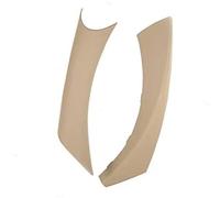 Jodriva Interior Inside Door Handle, for BMW, 3 Series E90 E91 2004-2009 2010 2011 2012 Interior Door Panel Grab Handle Armrest Protective Cover Car Styling Car Door Handle Sticker(Beige)