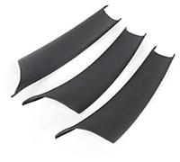 Jodriva Interior Inside Door Handle, for BMW, X5 E70 F15 X6 E71 F16 LHD Car Interior Door Panel Grab Handle Covers Carbon Fiber Armrest Protective Trim Car Styling Car Door Handle Sticker(Svart)