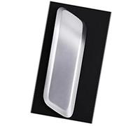 Jodriva Interior Inside Door Handle, for Land, for Rover, for Defender 90 110 2020 2021 2022 ABS Car Door Handle Cover 3 Pcs Modification Accessories (Low Version Car Door Handle Sticker(Silver)