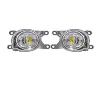 Jodriva LED Daytime Running Lights, for Toyota, for Corolla, Sedan 2019 2020 2021 Front Bumper Fog Lamp Turn Signal With Wires Relay Fog Lamp Car Fog Light Assembly(Black LED LAMP)