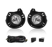 Jodriva Led Fog Light, for Toyota, Axio Fielder 2016 2017 DRL Front Bumper Auto Day Driving Lamps Waterproof Car Accessories Fog Lamp Car Fog Light Assembly(Black LED BULB AMBER)