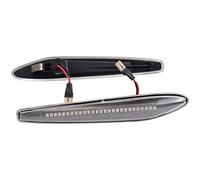 Jodriva LED Sequential Lamp, for Alfa Romeo, 159 Sportwagon Boera Spider 939 Dynamic Blinker Indicator Side Marker Turn Signal Light Dynamic LED Indicators(Transparent White)