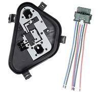 Jodriva Left Driver Side Outer Tail Light Bulb Socket, Rear Left Side Taillight Bulb Holder with Wiring Plug Harness 63217313043 Replacement, for 3-Series 320i 328i 328d 335i Taillight Mounting Bracke