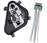 Jodriva Left Driver Side Outer Tail Light Bulb Socket, Rear Left Side Taillight Bulb Holder with Wiring Plug Harness 63217313043 Replacement, for 3-Series 320i 328i 328d 335i Taillight Mounting Bracke