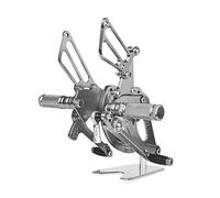 Jodriva Left Right CNC Aluminum Motorcycle Adjustable Rearsets Footrests Footpegs Rear Set 2017-2018 CBR250RR CBR 250 RR Motorcycle Foot Peg(Titanium)