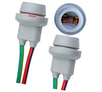 Jodriva LP B578 T10 W5W Rubber Light Bulb Socket Fittings, Glass Socket, for W2, 1X9.5D Bulb Holder, Pack of 2 Taillight Mounting Bracket