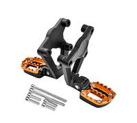 Jodriva Motorcycle Footrest Passenger Rear Foot Pegs Rest Footpegs X ADV X-ADV 750 2017 2018 2019 2020 XADV 750 Accessories Motorcycle Foot Peg(Orange)