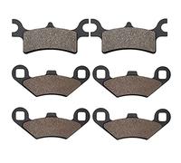 Jodriva Motorcycle Front And Rear Brake Pads, for Polaris, 330 Trail Blazer 2008-2012 Motorcycle Brake Pads(Front and Rear)