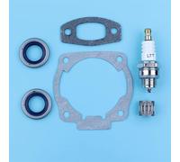 Jodriva Oil Seal Needle Bearing Cylinder Muffler Gasket Candle Kit, for Husqvarna, 50 Speical 51 55 Rancher EU1 EPA Chainsaw 501761802 Chainsaw Crankshaft Bearing Kit