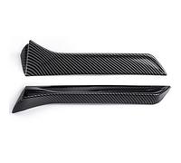 Jodriva Pair Rear Window Side Spoiler Wing Canard Rear Trunk Spoiler Lip Side Edge Tail Flap, for Seat, for Leon 5F FR Mk3 MK3.5 2013-2021 Rear Window Spoiler(Carbon Fiber Look)