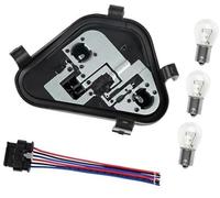 Jodriva Passenger Side Right Rear Tail Light Lamp Holder Bracket Socket Panel Plug Connector Board with Bulbs Harness, for 3 Series 320i d 328i 335i 2012 2013 2014 2015 Replace 63217313044 Taillight M