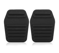 Jodriva Pedal Pads Rubber Cover, 1 Pair Car Clutch Pedal Pads Foot Brake Pedal Rubber Cover Clutch Pedal Cover Black,for Transit,MK6 MK7 2000-2014 Car Pedal Cover