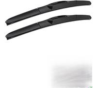 Jodriva Quality Car Wiper Blade， for Fiat， Panda 22"+16" 2003-2012 Front Window Washer Windscreen Windshield Blades Accessories Perfect， for Rear Windshield Wiper Arm Blade(BLACK LEFT WHEEL DRIVER)