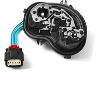 Jodriva Rear Passenger Side Tail Light Lamp Bulb Holder Connector (Left LH Nearside Rear), for Vauxhall, for Astra K 39001577 Taillight Mounting Bracket(Black Left)