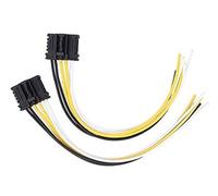 Jodriva Rear Tail Light Harness Connector Wiring, for Peugeot, for 206 207 308 2008 307 Pack of 2 Taillight Mounting Bracket