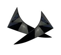 Jodriva Rear Window Spoiler Side Wing Cover, for Focus, Hatchback 2014 2015 2016 2017 2018 Glossy Black ABS Rear Window Spoiler