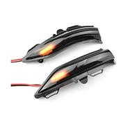 Jodriva Rearview Car Side Wing Mirror Turn Signal Light, for Ford, for Fiesta, for ST Line MK8 2018 2019 Flasher Dynamic Indicator Blinker Car Indicator Light