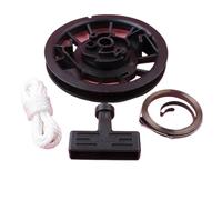 Jodriva Recoil Starter Pulley Spring Rope Handle Grip Kit For GX120 GX160 GX200 4-Stroke Engine Motor Parts Recoil Starter Rope