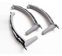 Jodriva RHD Interior Door Window Regulator Switch Cover Pull Handle Inside Trim Replacement, for BMW, X5 X6 E70 E71 2007-2013 Window Switch Trim(3PCS SET Gray)