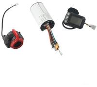 Jodriva Scooter Controller Kit, Waterproof Electric Bike Brushless Motor Controller,Exceptional Performance And Sleek Carbon Fiber Electric Scooter Bike, LCD Monitor, Brake Set Electric Scooter Contro