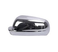 Jodriva Silver Right Left Side Door Wing Mirror Cover Casing Cap 3B0857538B, for VW, for Golf, Mk4, for Bora, 1J2 1997-2006 Car Mirror Cover(Left)