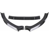 Jodriva Splitter, for A3 8V, for Sline, S3 Standard Sedan Version 2017-2020 Car Front Bumper Canard Lip Lower Splitter Diffuser Spoiler Body Kits Lip Splitter(B2) Spoiler Splitter(BLACK A2)