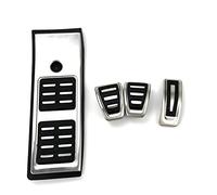 Jodriva Stainless Steel Foot Pedal, for, Q5 Q5L SQ5 2017-2020 Accelerator Fuel Brake Pedal Rest Pedal Pads Mats Cover Accessories Pedal Pads Cover(AT 3pcs For LHD)(MT 4pcs For LHD)