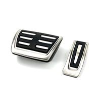 Jodriva Stainless Steel Foot Pedal, for, Q5 Q5L SQ5 2017-2020 Accelerator Fuel Brake Pedal Rest Pedal Pads Mats Cover Accessories Pedal Pads Cover(AT 3pcs For LHD)(AT 2pcs For LHD)