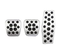 Jodriva Stainless Steel Pedal Pads Cover MT AT, for Chevrolet, for Cruze, Sedan Hatchback, for Opel, Mokka 2013-2015 ASTRA J Insignia LHD Foot Pedal Cover Car Pedal Cover(Black MT 3PCS)