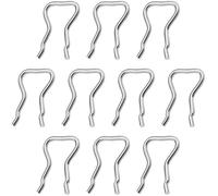 Jodriva Store 10PCS Common Rail Injector Return Leak Off Pipe Clips F00VC22003 F00RJ00322 Replacement Fuel Injector Steel Metal Retaining Clips Car Fuel Return Hose