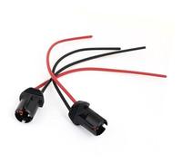 Jodriva T10 W5W Auto Light Bulb Socket Lamp Holder Connector Extension x 2 pcs Taillight Mounting Bracket