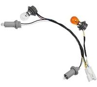 Jodriva Tail Light Lamp Socket Holder Wiring Harness, Rear Taillight Lamp, for Hyundai, for Sonata 2011-2014, Rubber ABS Glass, 92450-3Q000, Yellow Light, 1 Set Durable Material Taillight Mounting Bra