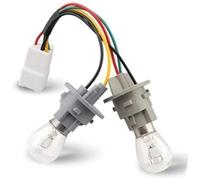 Jodriva Tail Light Socket Wire Harness with Light Bulb, for Kia, for Forte 2014 2015 2016 Replace 92470-A7000 92470A7000 Taillight Mounting Bracket(BLACK With Bulb)