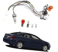 Jodriva Tail Light Wiring Harness Socket Holder Bulbs 2011 2012 2013 2014, for Hyundai, for Sonata 92450-3Q000 Exterior, Rear Taillight Mounting Bracket