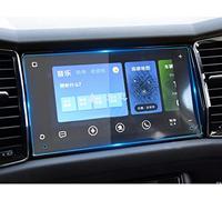 Jodriva Tempered Glass Car Navigation Screen Protector Touch Display Film Protective Sticker, for Skoda, for KODIAQ, for Karoq, 2017 2018 2019 2020 Navigation Screen Protector(9inch Down hole)