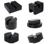 Jodriva Universal Car Lift Jack Stand Rubber Pads Frame Protector Adapter Floor Slotted Car Jack Rubber Pad, for Lexus, for Subar, for Fiat, for VOLVO Car Jack Pad(Jack rubber pad-05)