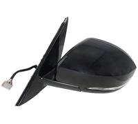 Jodriva vehicle side mirror Rear View Mirror, for Land Rover, for Range Sport 2014-2019 Automotive Accessories Assembly(BLACK 14 Wires Black Left Passenger Side)