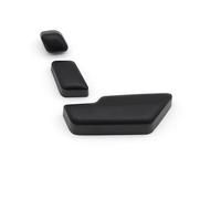 Jodriva W204 C204 X204 GLK204 W212 W207 W166 Car Black Silver Seat Headrest Adjust Control Button Switch Cover, for C GLK E Class Car Seat Adjustment Switch(Black Left 3PCS)