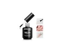 JODSONE 15ml Nail Glue Gel 5 in 1 for Nail Tips Long Lasting Extension Glue for Clear Nail Tips and Clear Press on Nails, Nail Repair Treatment, Salon Art DIY at Home Need U V Light Cured